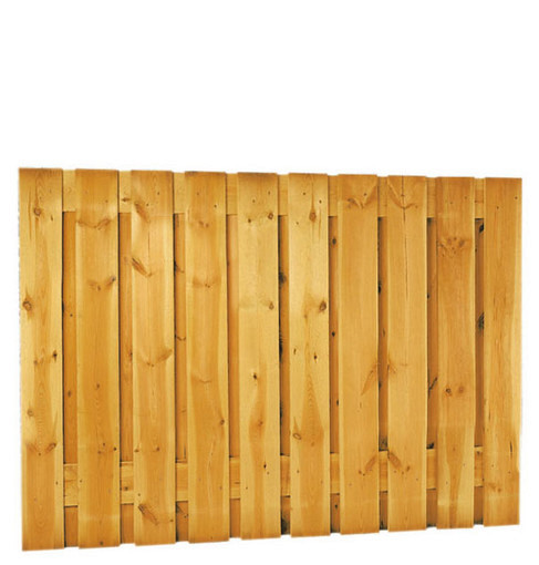 Grenen Geschaafd Plankenscherm 21 Planks 17 Mm 180 X 130 Cm Verticaal