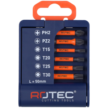 6-delig Bit-set IMPACT 50mm PH-PZ-T