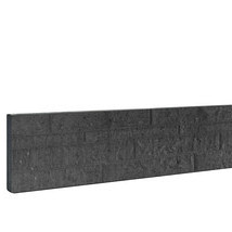 Betonplaat Rotsmotief 4,8 x 36 x 184 cm, antraciet gecoat