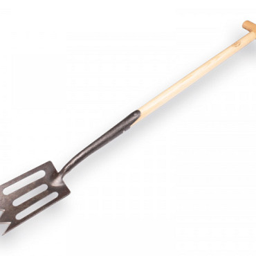 Spork met zwanenhals met essen steel 75cm