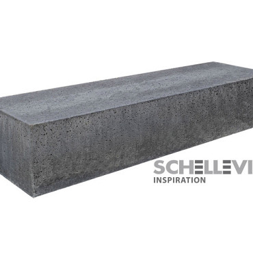 Schellevis stapelelement 100x20x12 cm Antraciet