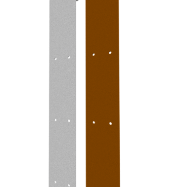 Flexline corten verbindingshuls, hoogte 40 cm