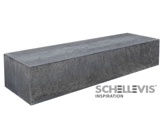 Schellevis stapelelement 100x20x12 cm Antraciet