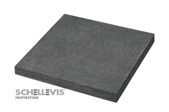 Schellevis tegel Antraciet 20x20x5 cm