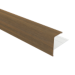 NewTechWood aluminium co-extrusie eindprofiel rhombus t.b.v. wand bekleding, 5 x 5 x 300 cm, Teak.